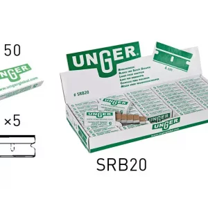 UNGER Karbon Glasschaberklingen 4cm