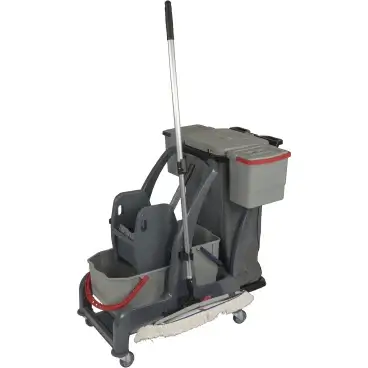 SPRINTUS COMBIX XL Systemwagen Putzwagen mit seitlicher Moppablage – Bild 4