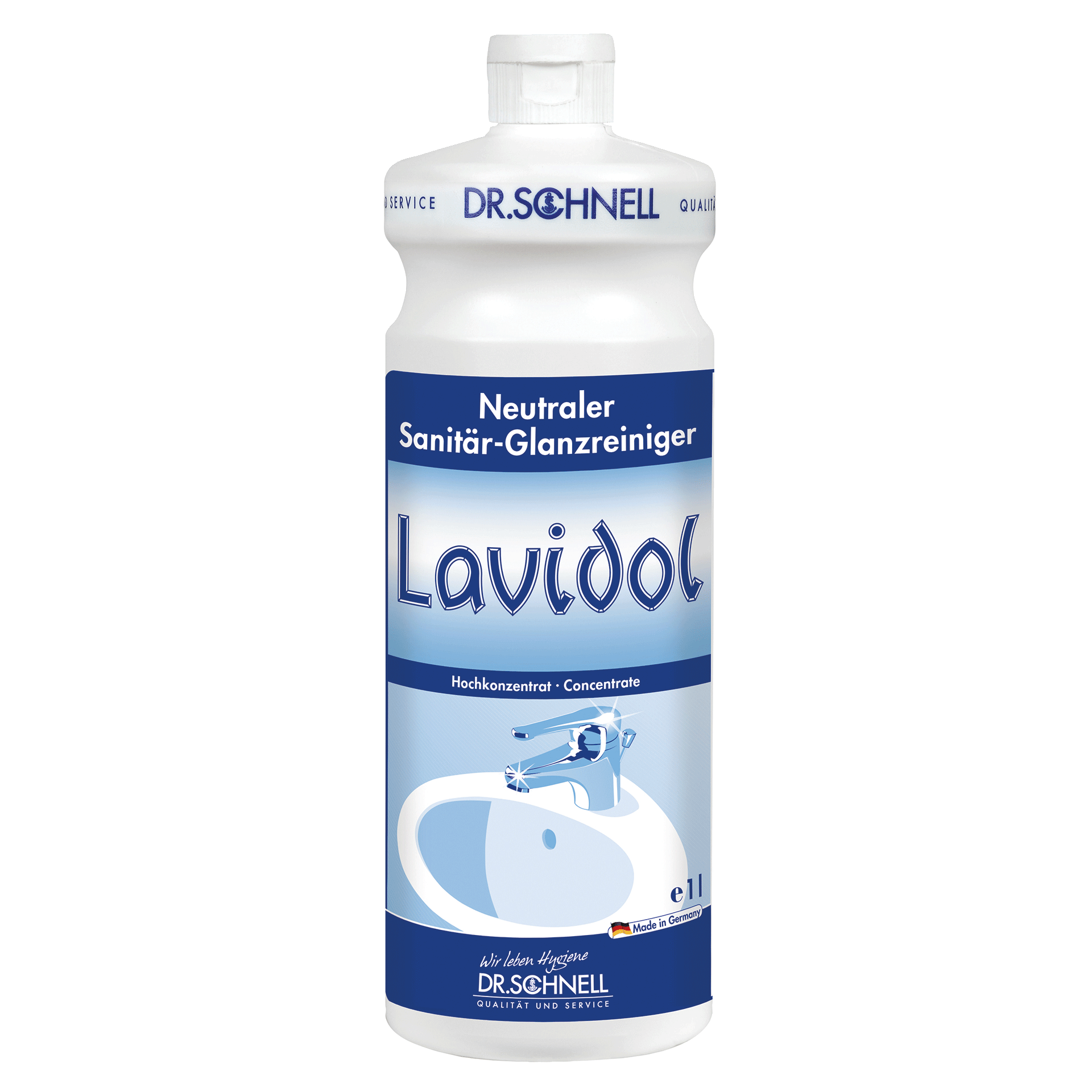 DR.SCHNELL LAVIDOL Neutraler Sanitär- und Glanzreiniger für Wände und Inventar