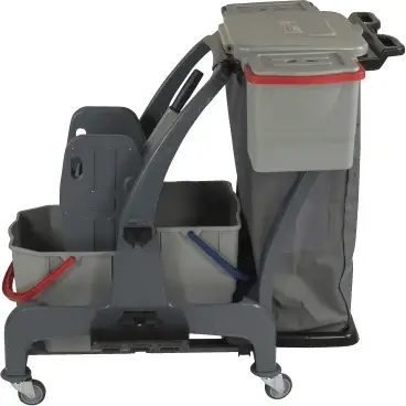 SPRINTUS COMBIX XL Systemwagen Putzwagen mit seitlicher Moppablage – Bild 3