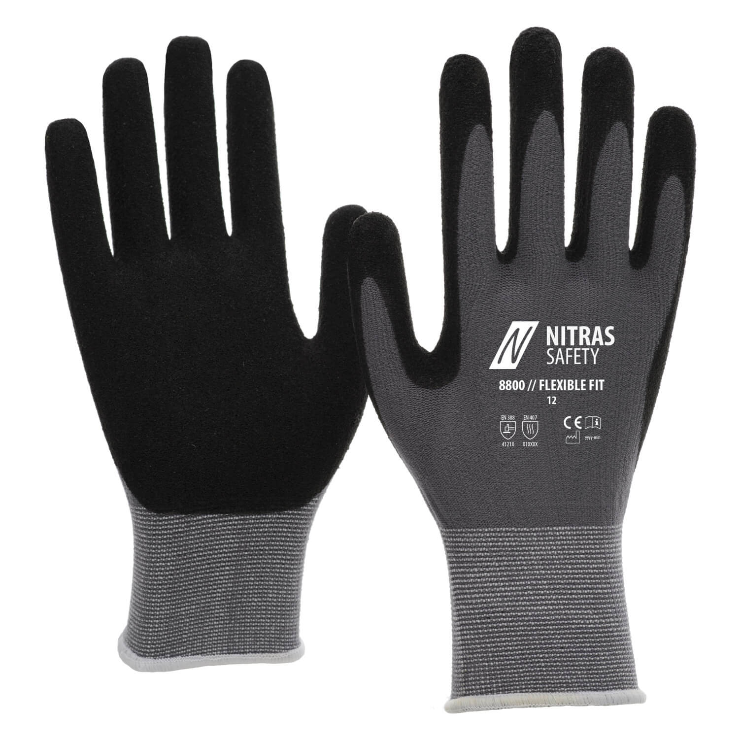 NITRAS Flexible Fit Schutzhandschuh Größe ( M )