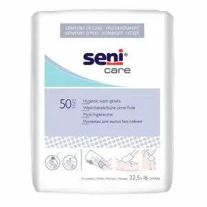 Seni Care Waschhandschuhe ( unfoliert ) - 22,5 x 16 cm